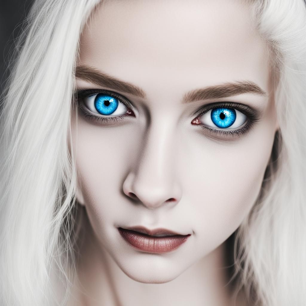 Blue-Eyed Devil in Striking Detail