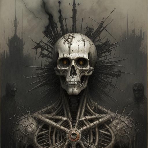 Incredible Crash Dummies in Horror Style