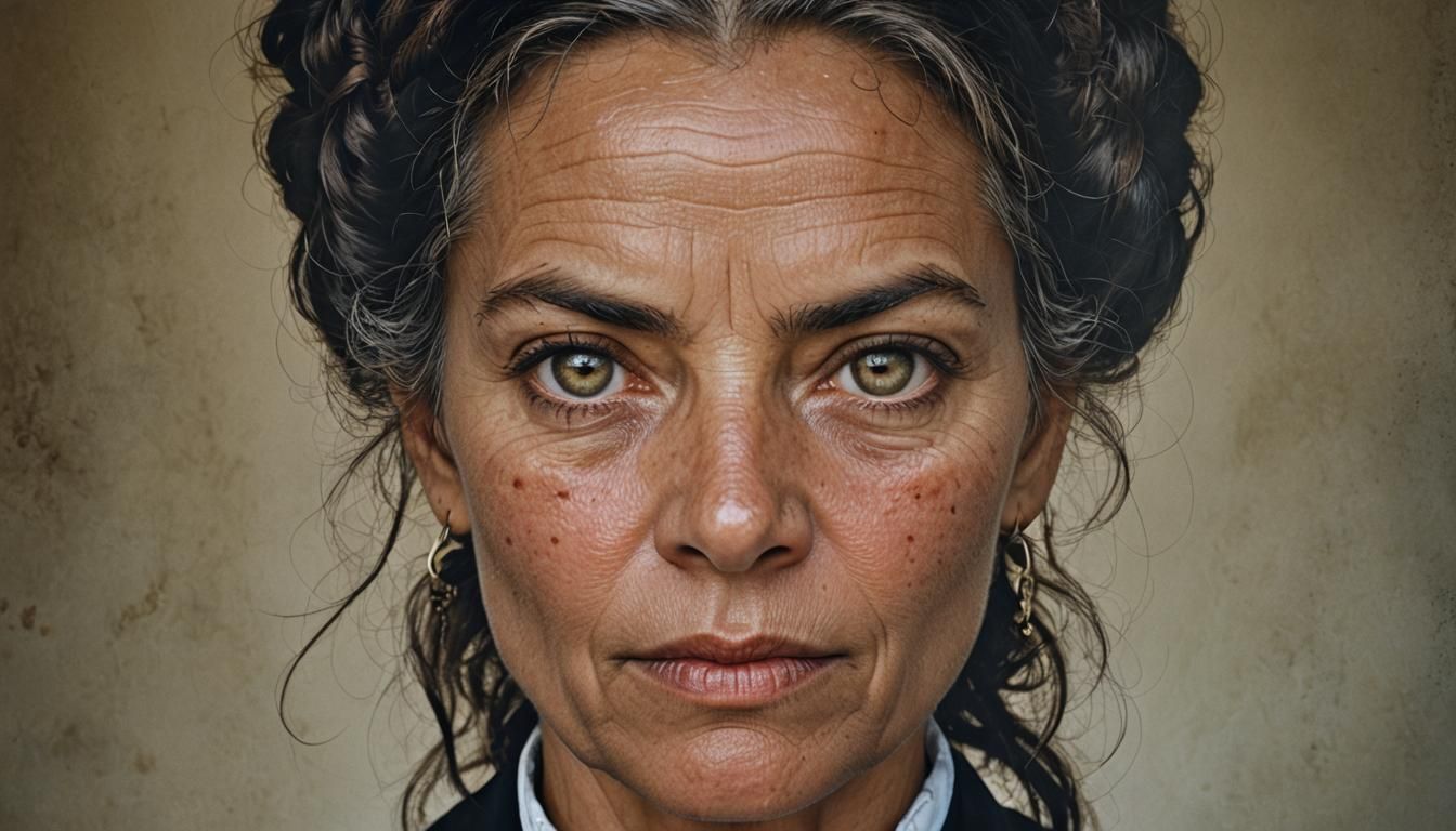 Professional Portrait of a Woman with Bokeh