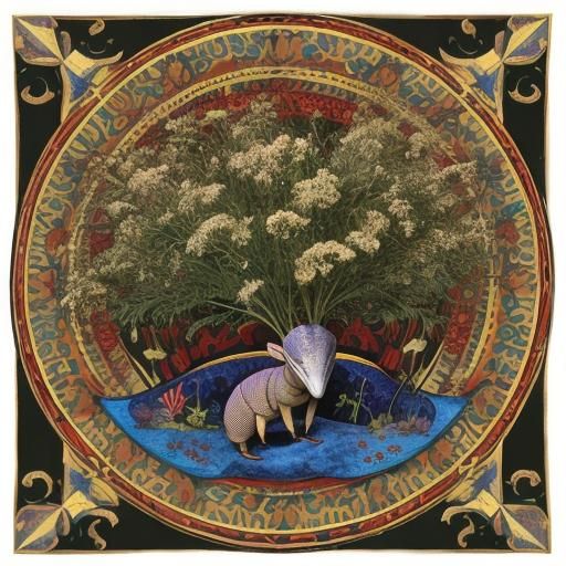 Armadillo Image Generated by AI