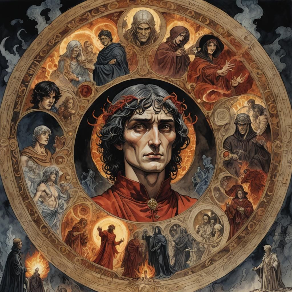 Dante Alighieri, the poet who created hell