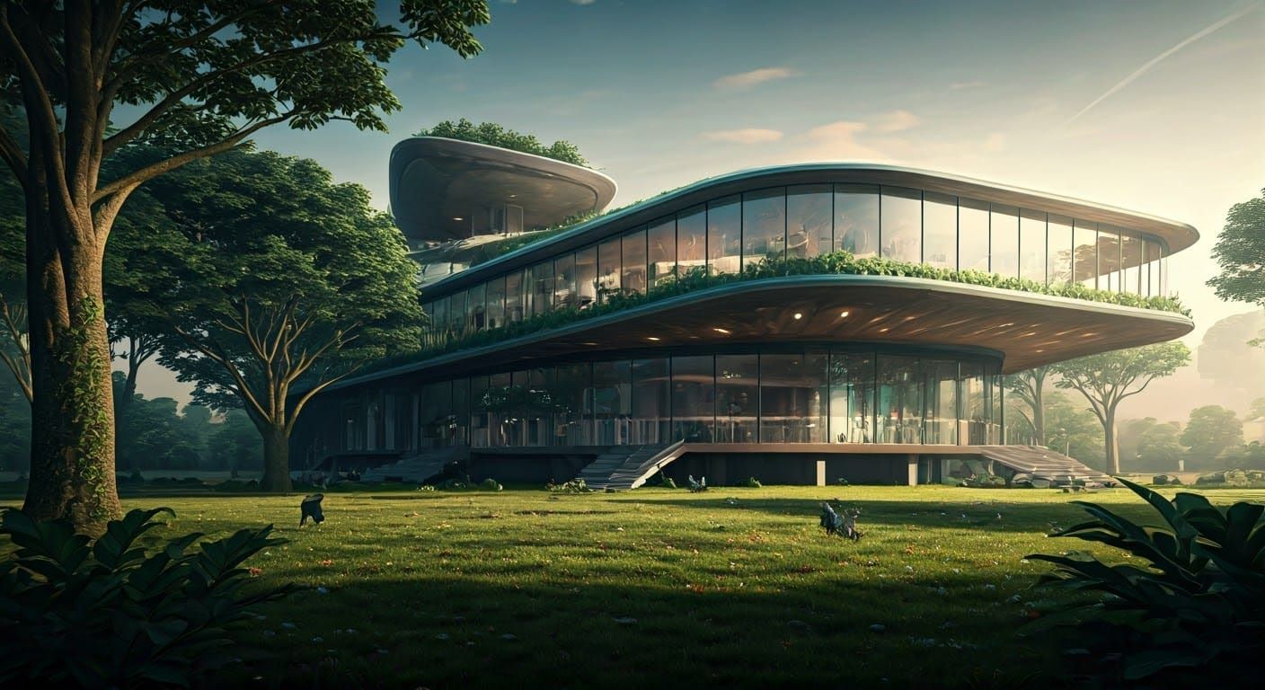 Luxurious Biomimetic Estate in Urban Vertical Forest