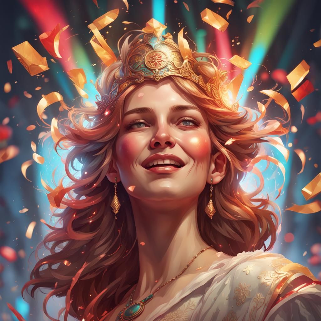 Danish New Year Fortune Tradition Portrait