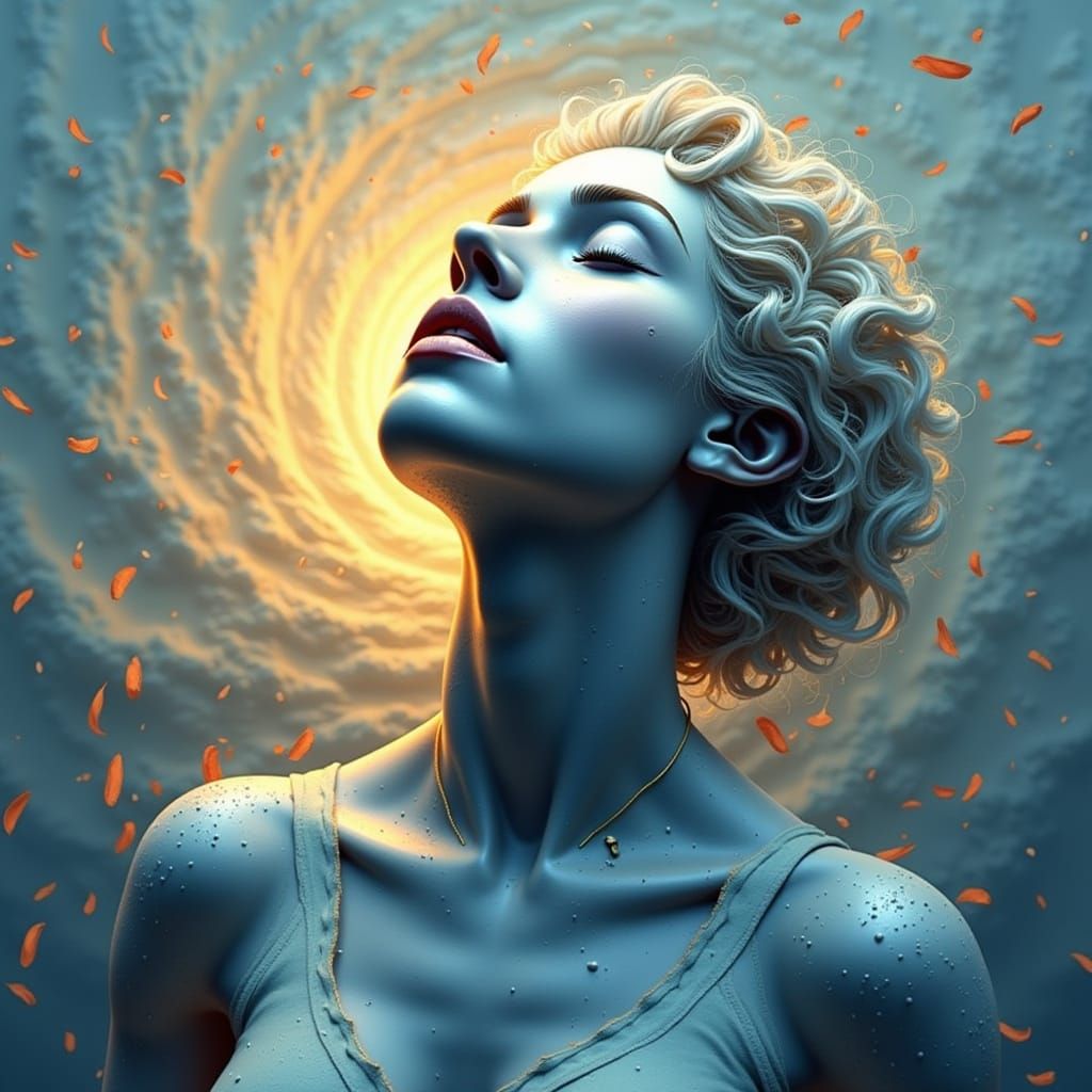 Abstract Mathematical Curves Illustrated in Digital Art