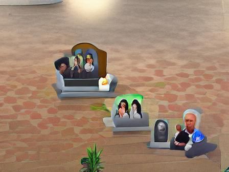 Family Mourning Broken Relationships: A Somber Scene