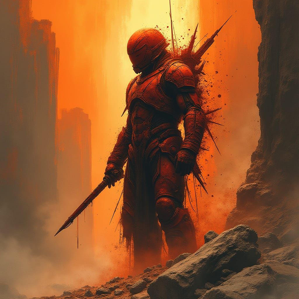 A Spaceman Ranger in jagged form.