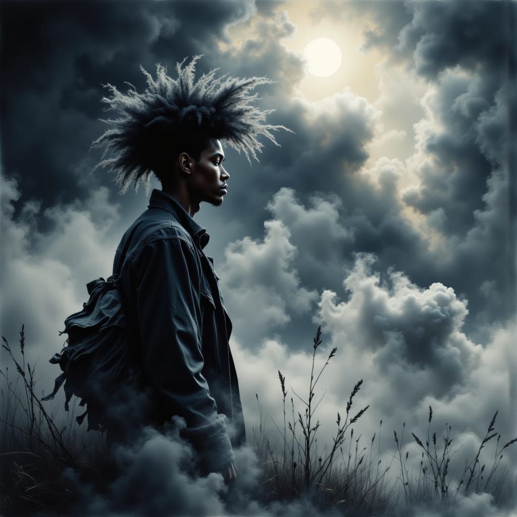 Daydreaming under the moonlight