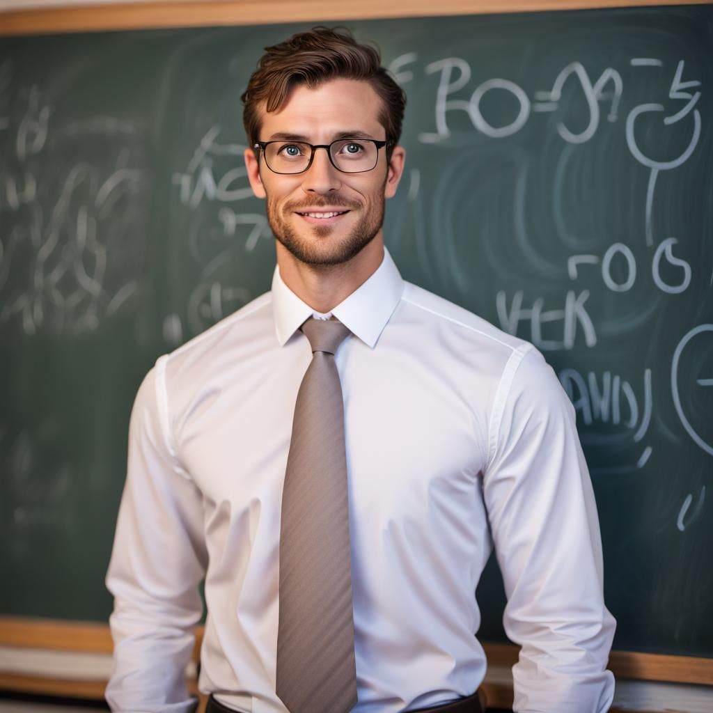Teacher Portrait with Bokeh and Natural Light