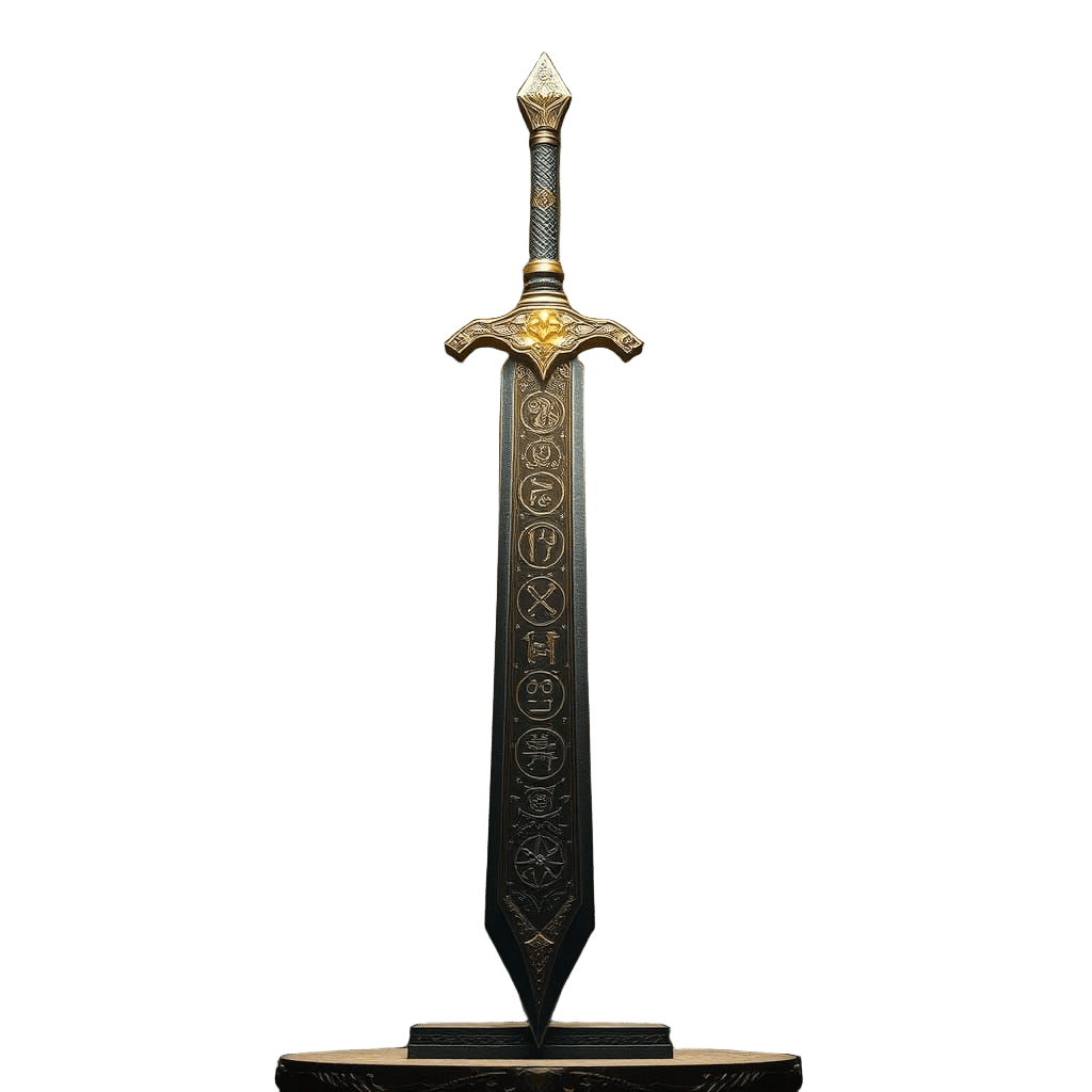 Epic 3D Sword Render in Cinematic Style