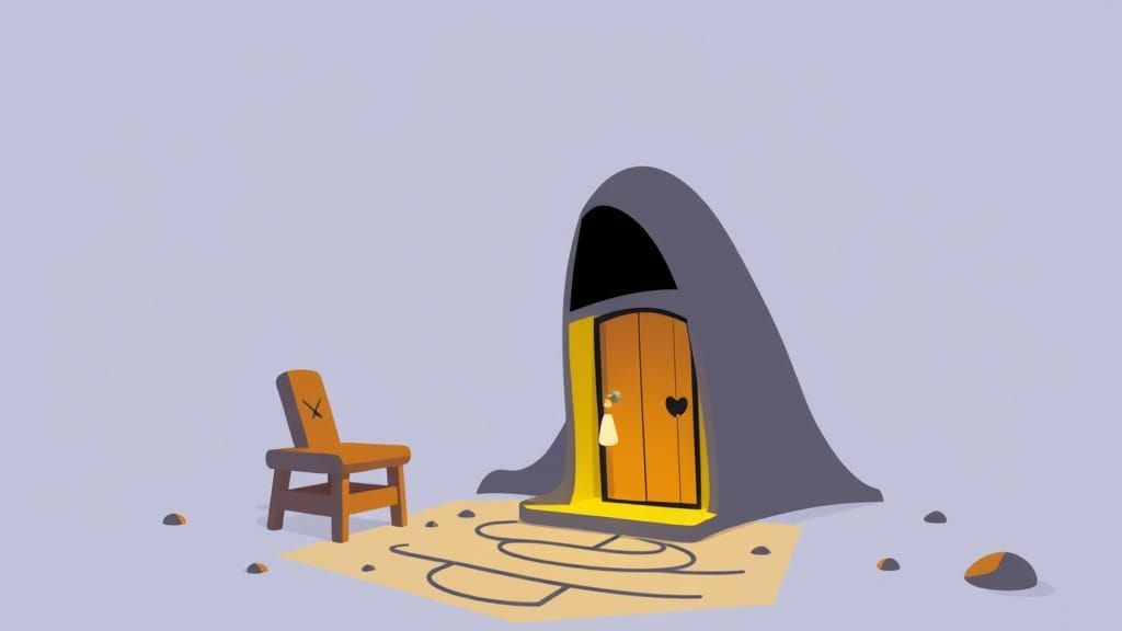 Mysterious Figure in Shadows