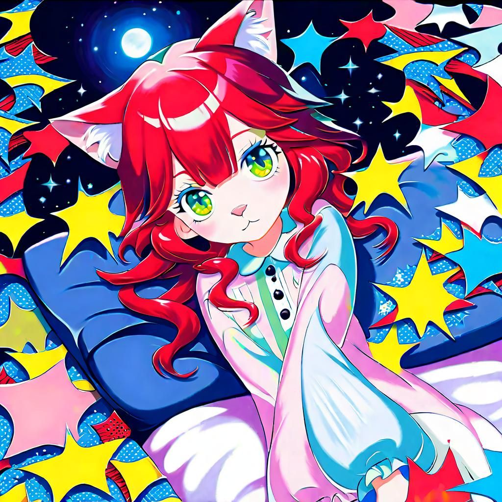 Pretty Girl in Bed: Comic Book Pop Art