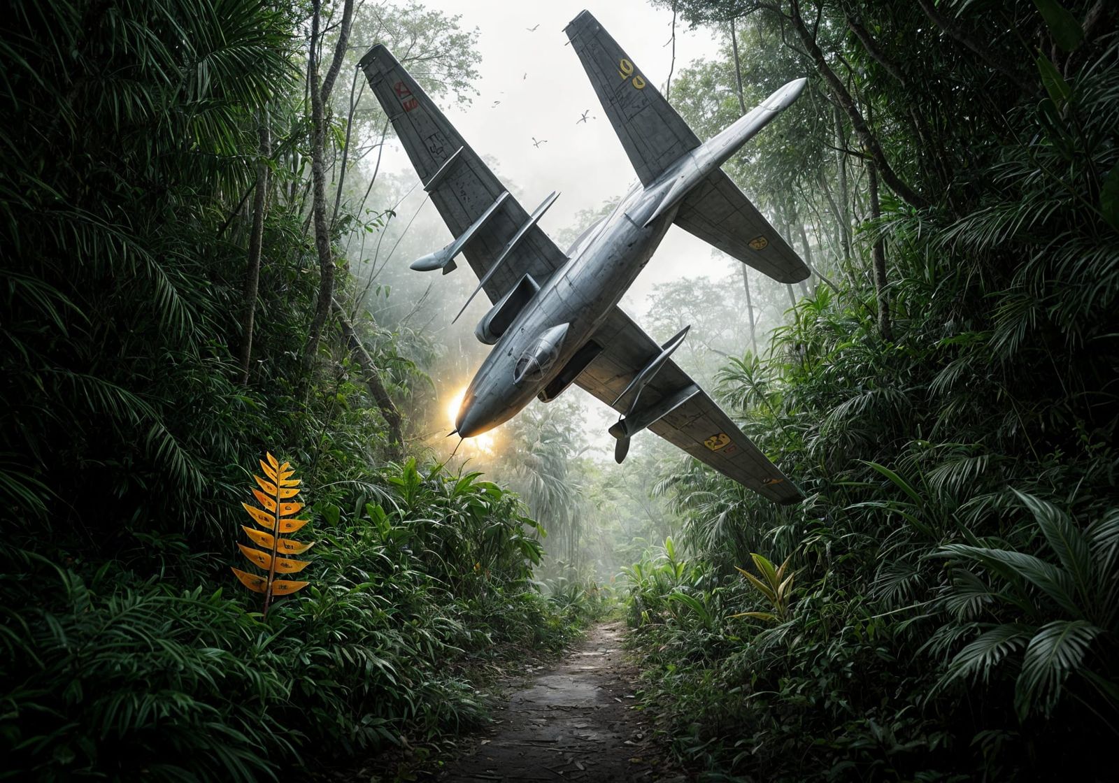 Jet Airliner Crashes Deep in Amazon Jungle