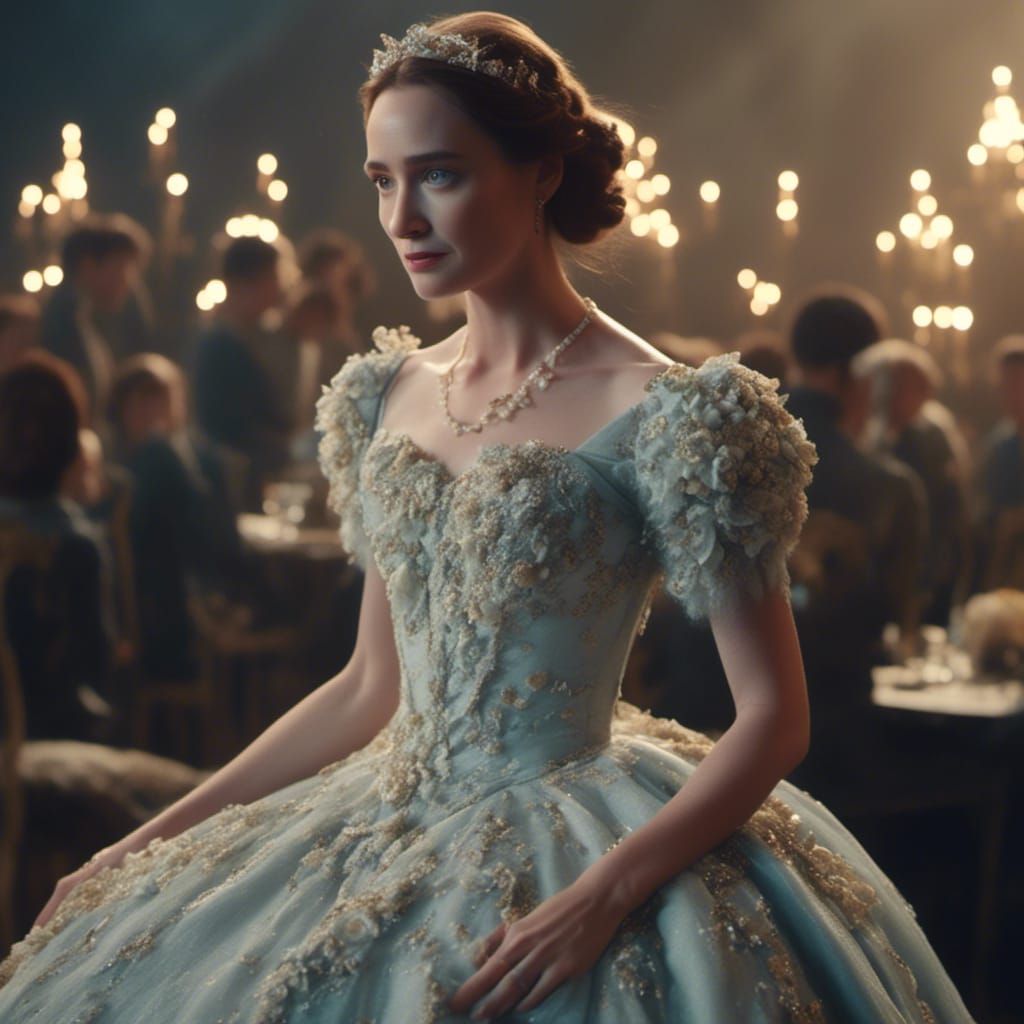 Emily Blunt Cinematic Film Still Portrait