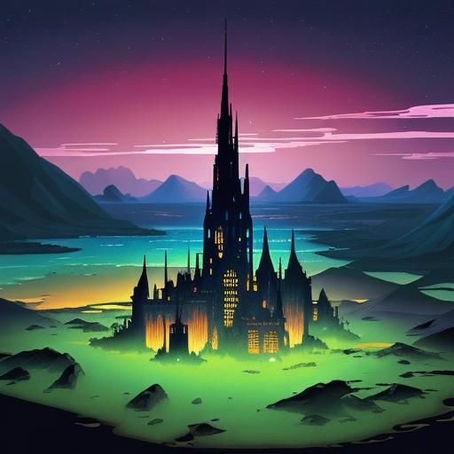 Miniature Worlds with Tiny Creatures in Anime Style