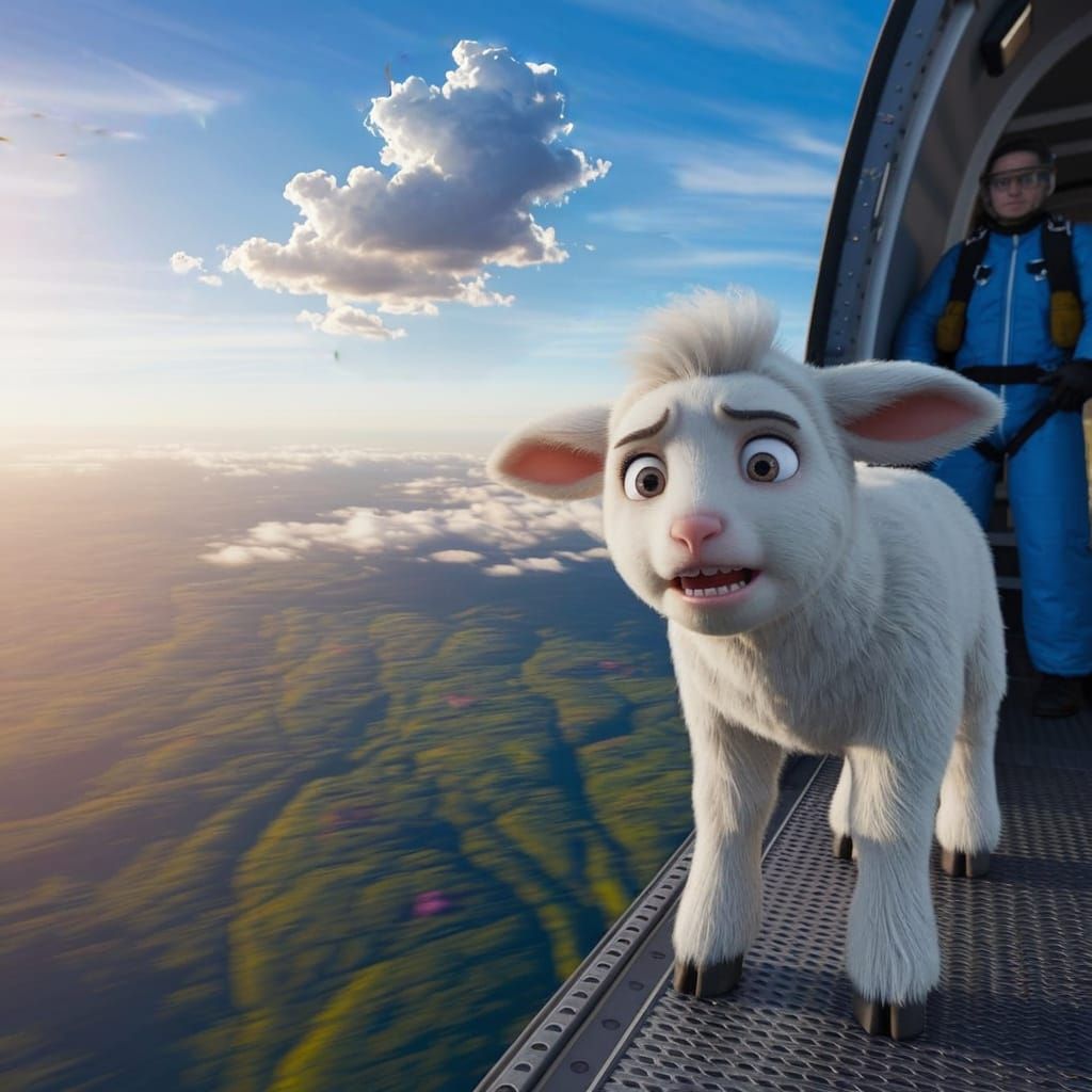 Blue Sky and Sun Image