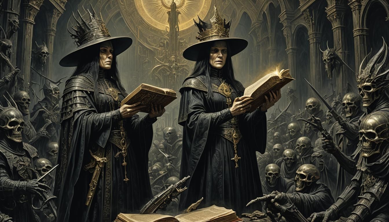 Blackpriest Exorcist Defending Against Demons