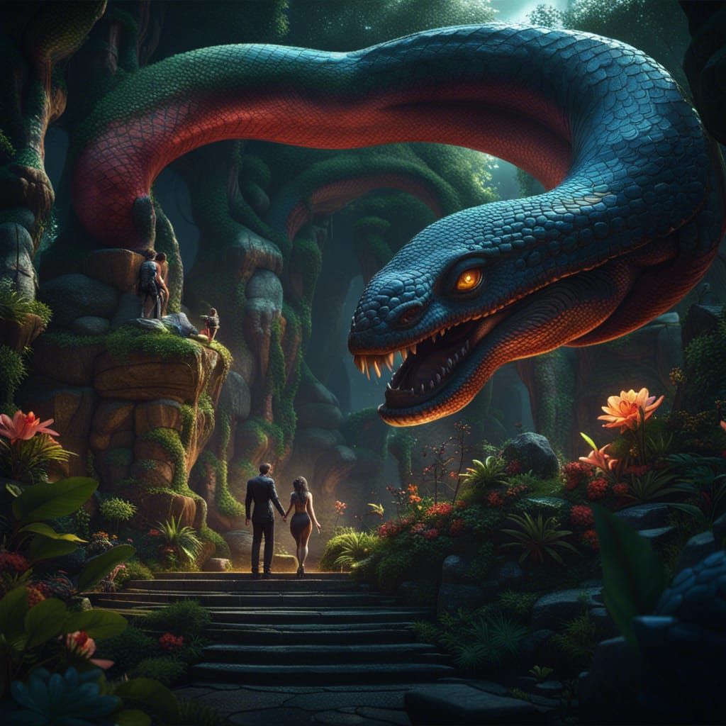 Adam and Eve in the Garden of Eden