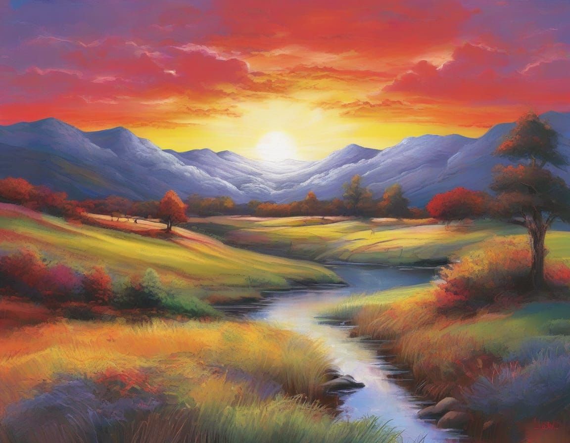 Colored Almighty Landscape