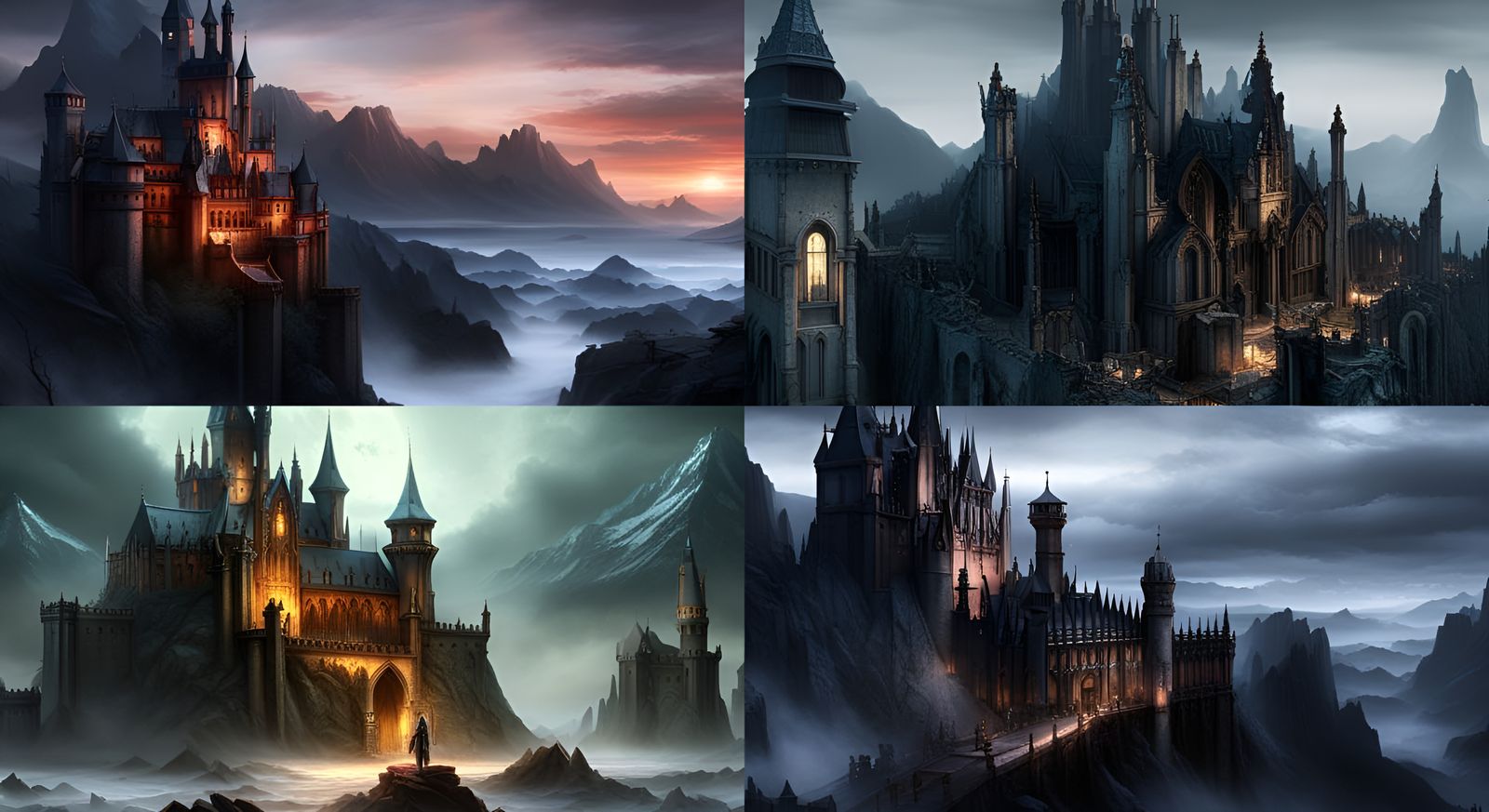 Epic Castlevania Digital Matte Painting