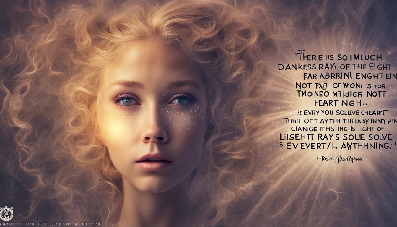 Ray of Light Overcoming Darkness