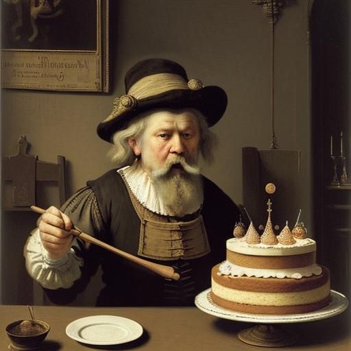 Musical Cake Inspired by Impressionist Masters