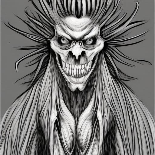 Stylized Monster Generated by AI