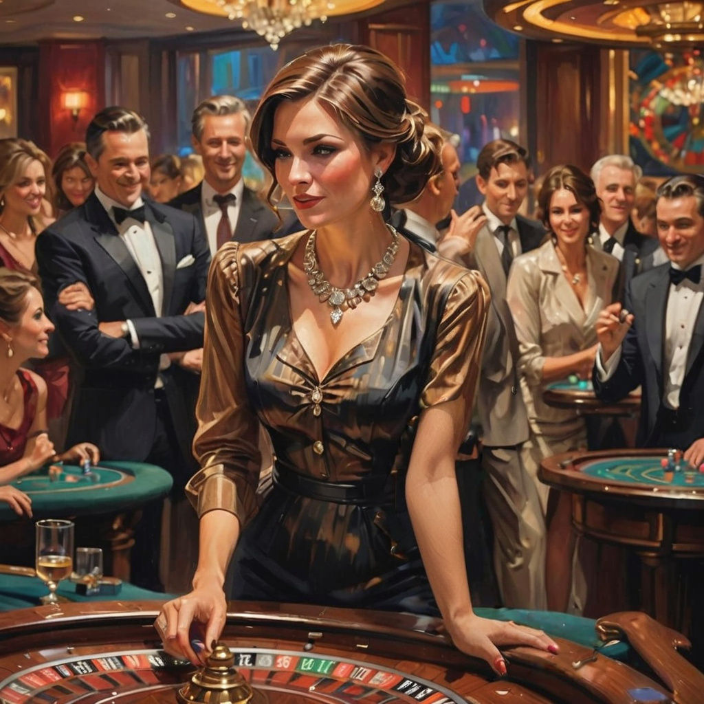 Exciting Casino Night Scene