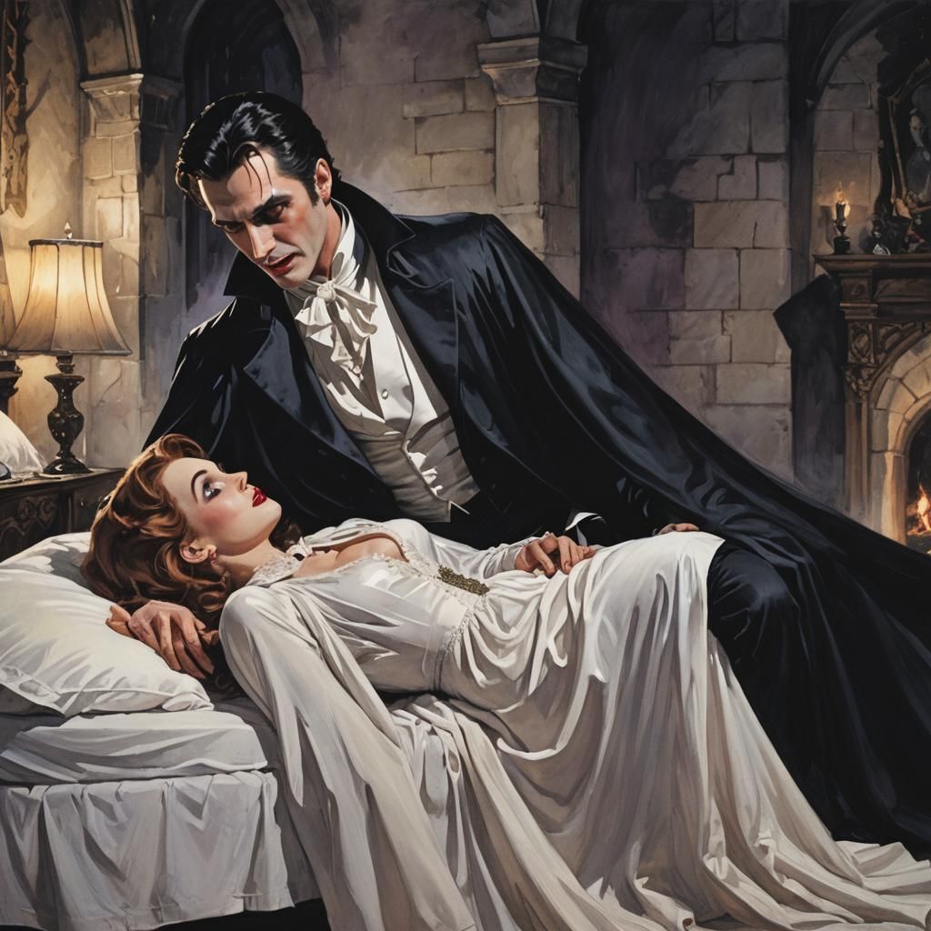 Vampire's Kiss: A Cinematic Castle Scene