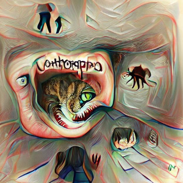 Distorted Reflection in Dark Mirror