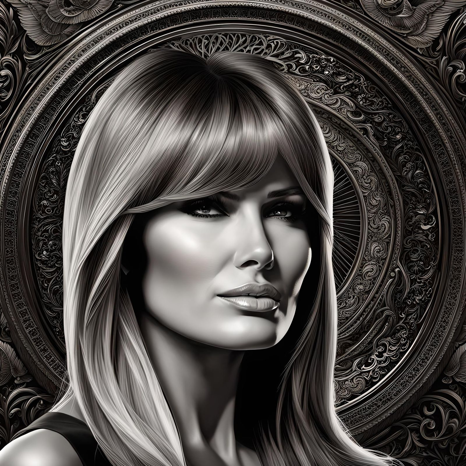 Portrait of Melania Trump