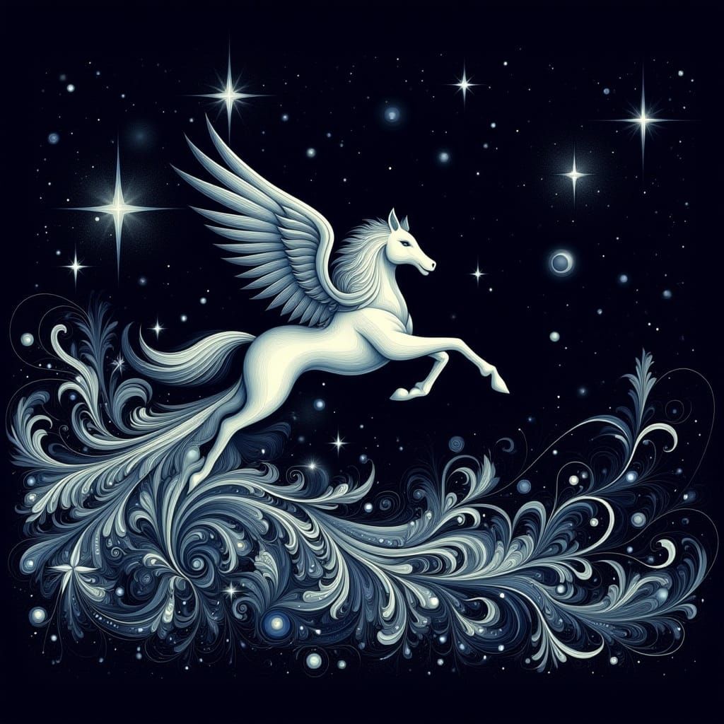 Whimsical Fencer Under Starless Night