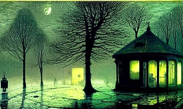 The Owl House by John Atkinson Grimshaw 01