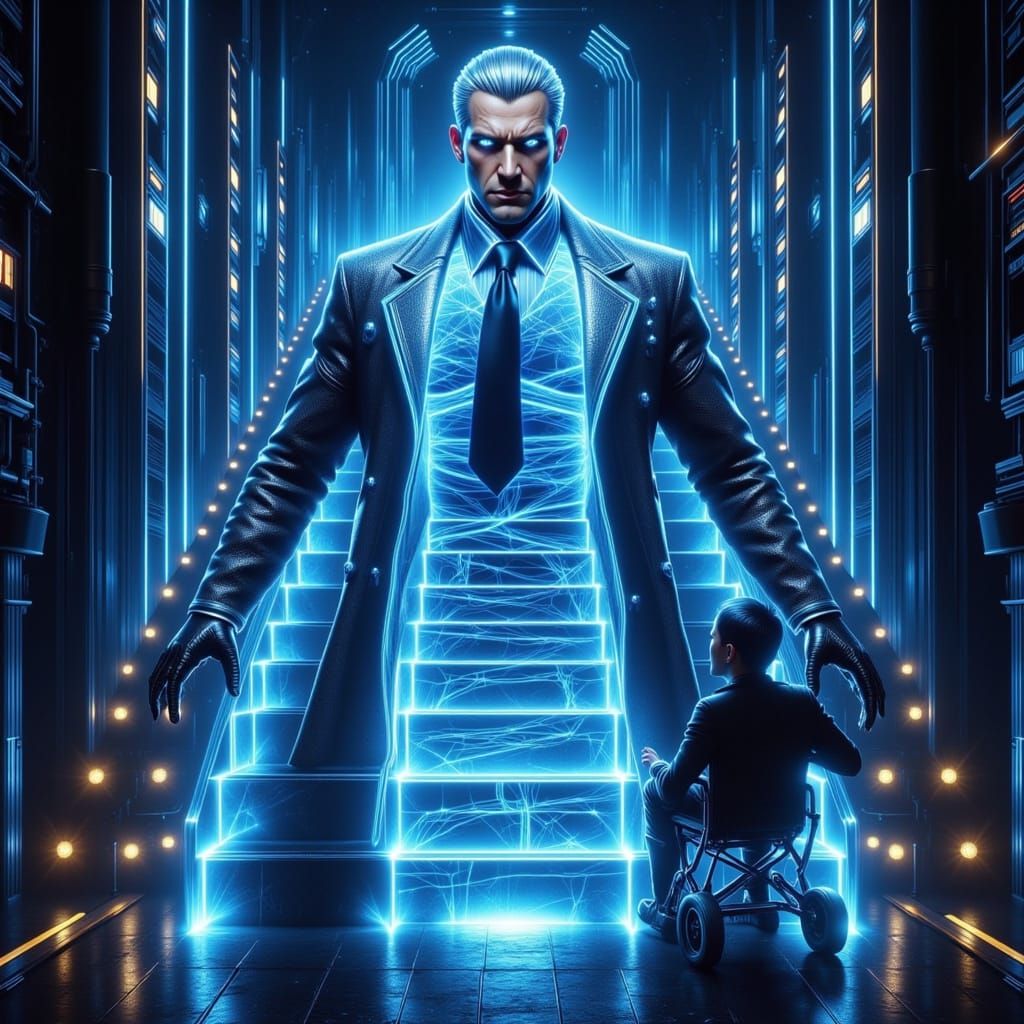 Imagine a super villain whose superpower is creating stairs ...