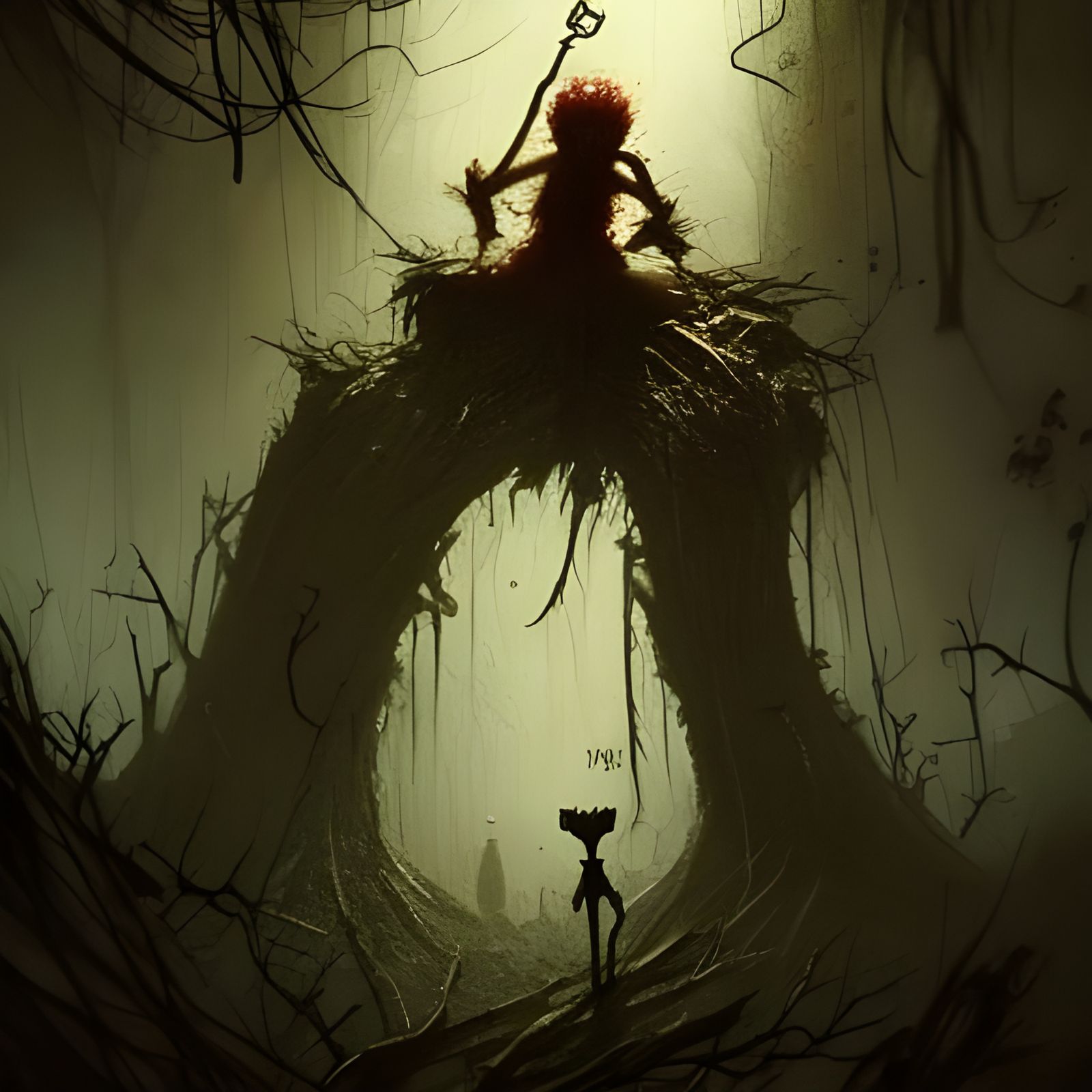 Adorable Chibi Groot with Sinister Undertones