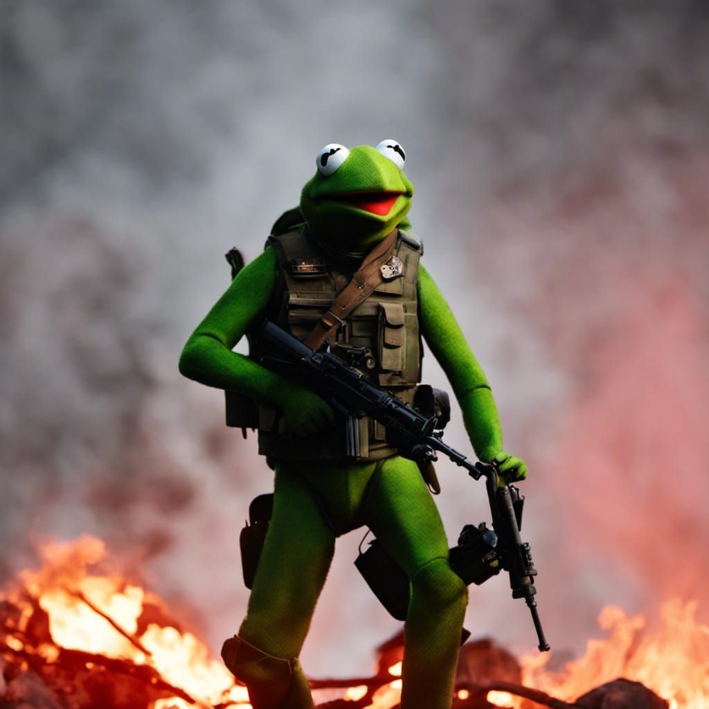 Kermit the Frog as Special Forces Operative