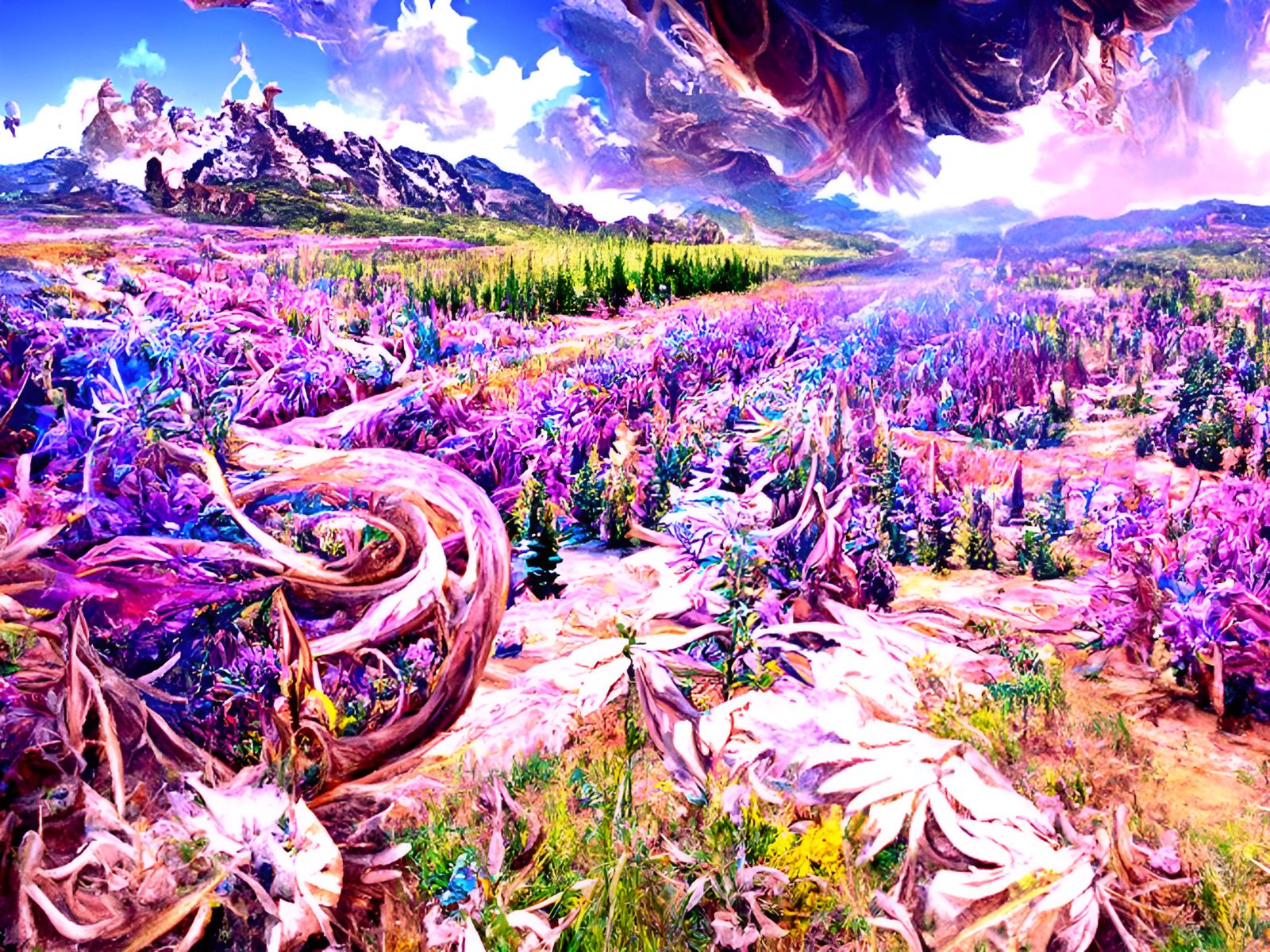 Rocky Mountain National Park: Detailed Digital Illustration