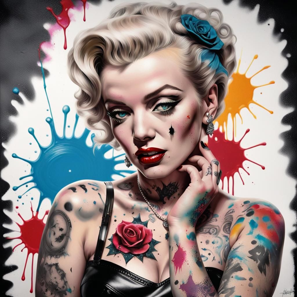 Modern Marilyn Monroe Rockabilly style