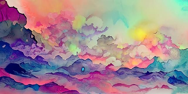 Cartoon Illustration of Seeking Zen Space