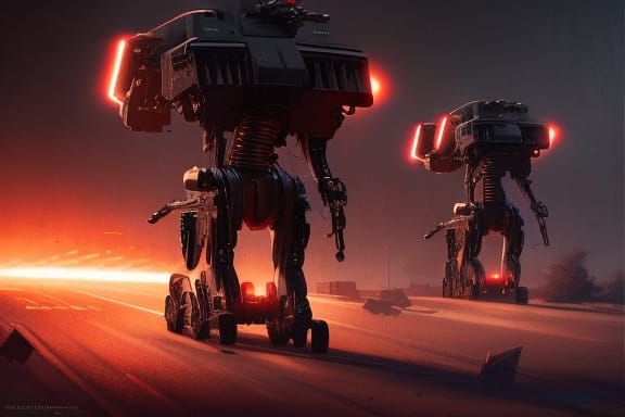 Terminator Machines on a Relentless Hunt