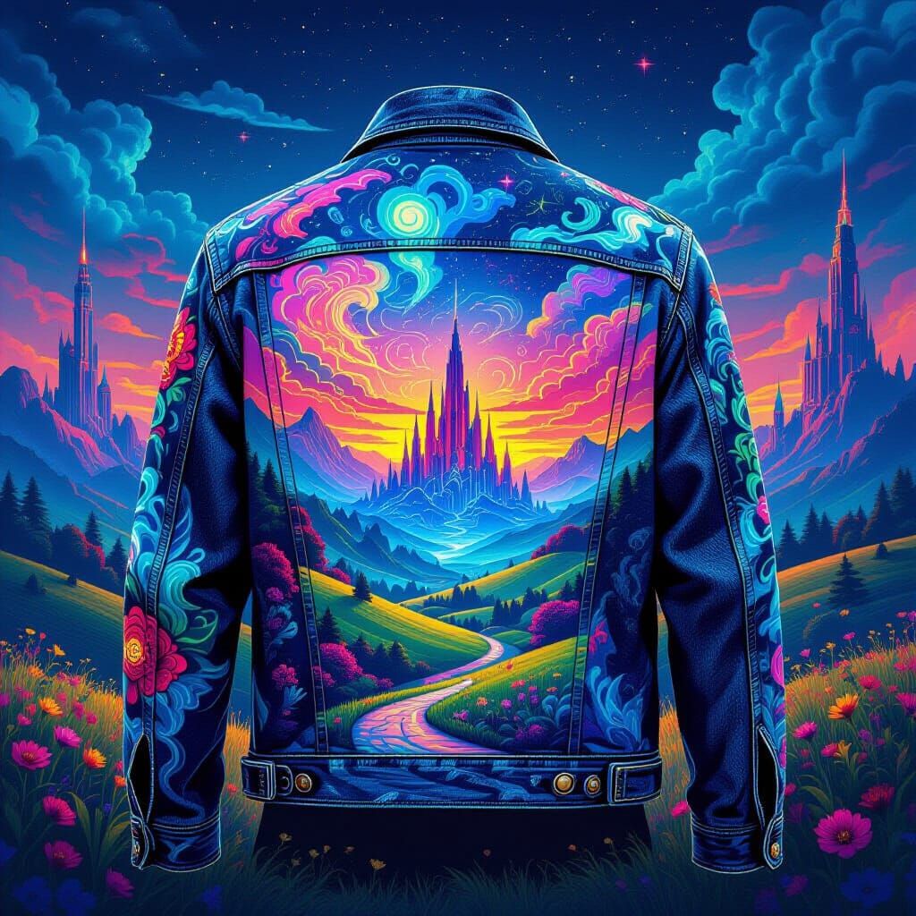 Mystical Jean Jacket  Open Prompt