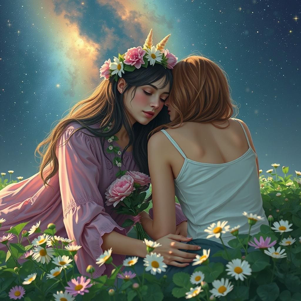 To lay you down on a clover bed, the stars a roof above our ...