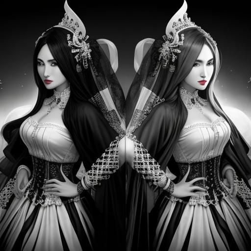 Monochrome Abstract in Black and White