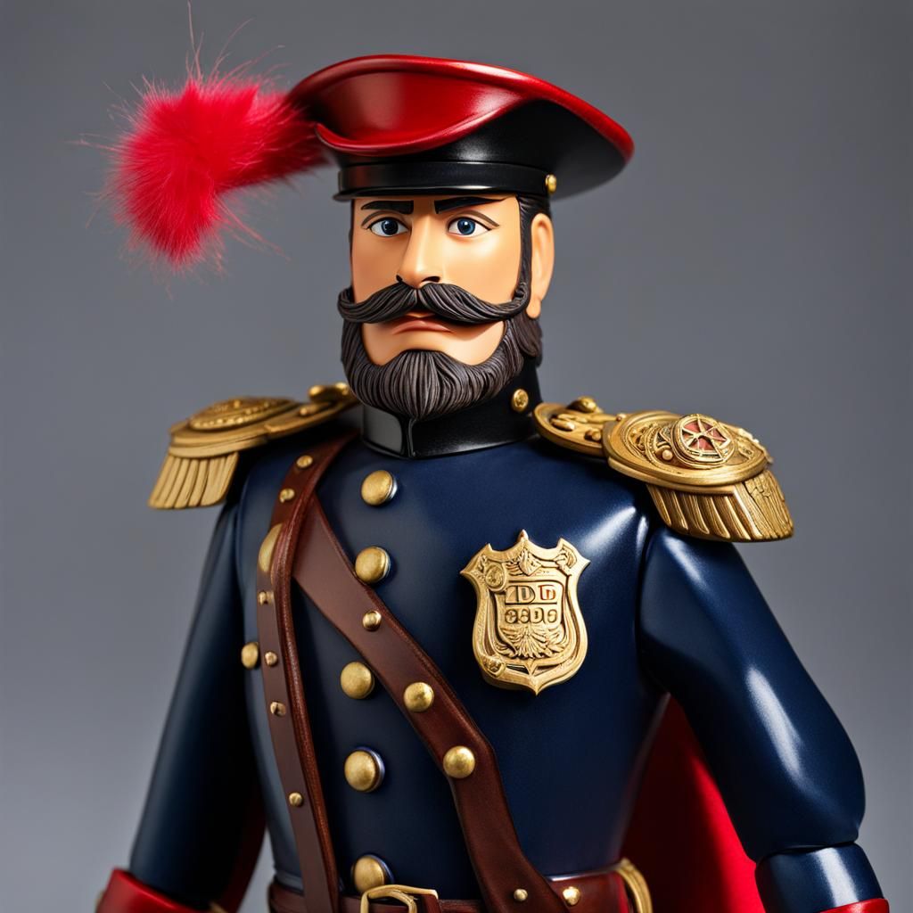 D&D Style Fantasy Police Nutcracker Figurine