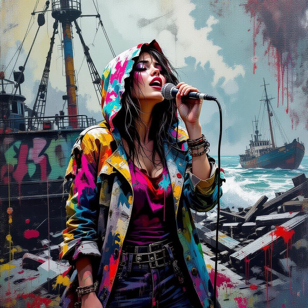 Siren Singing in Shipwrecked Memories: Graffiti Art