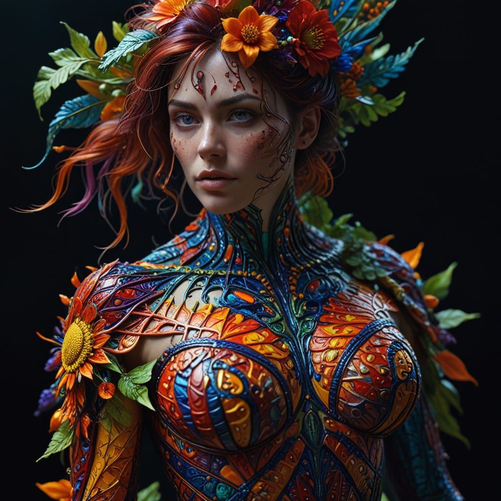 Breathtaking Cinematic Masterpiece in Triadic Colors