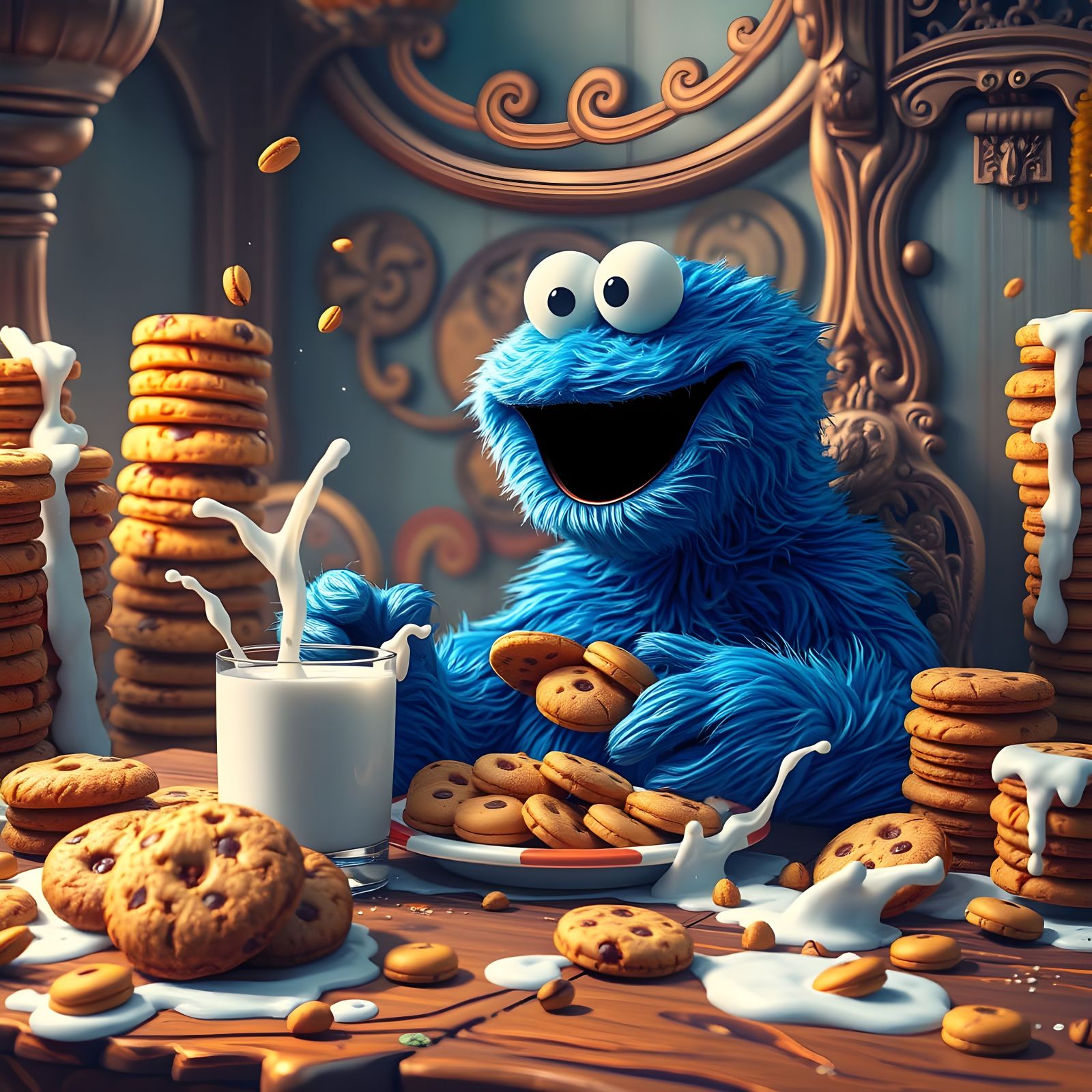 Fantastical Cookie Delight in Splendid Color