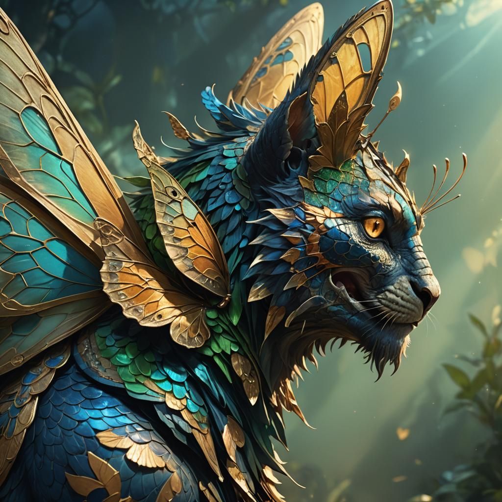 Butterfly on a Beast: Fantasy Art in Unreal Engine