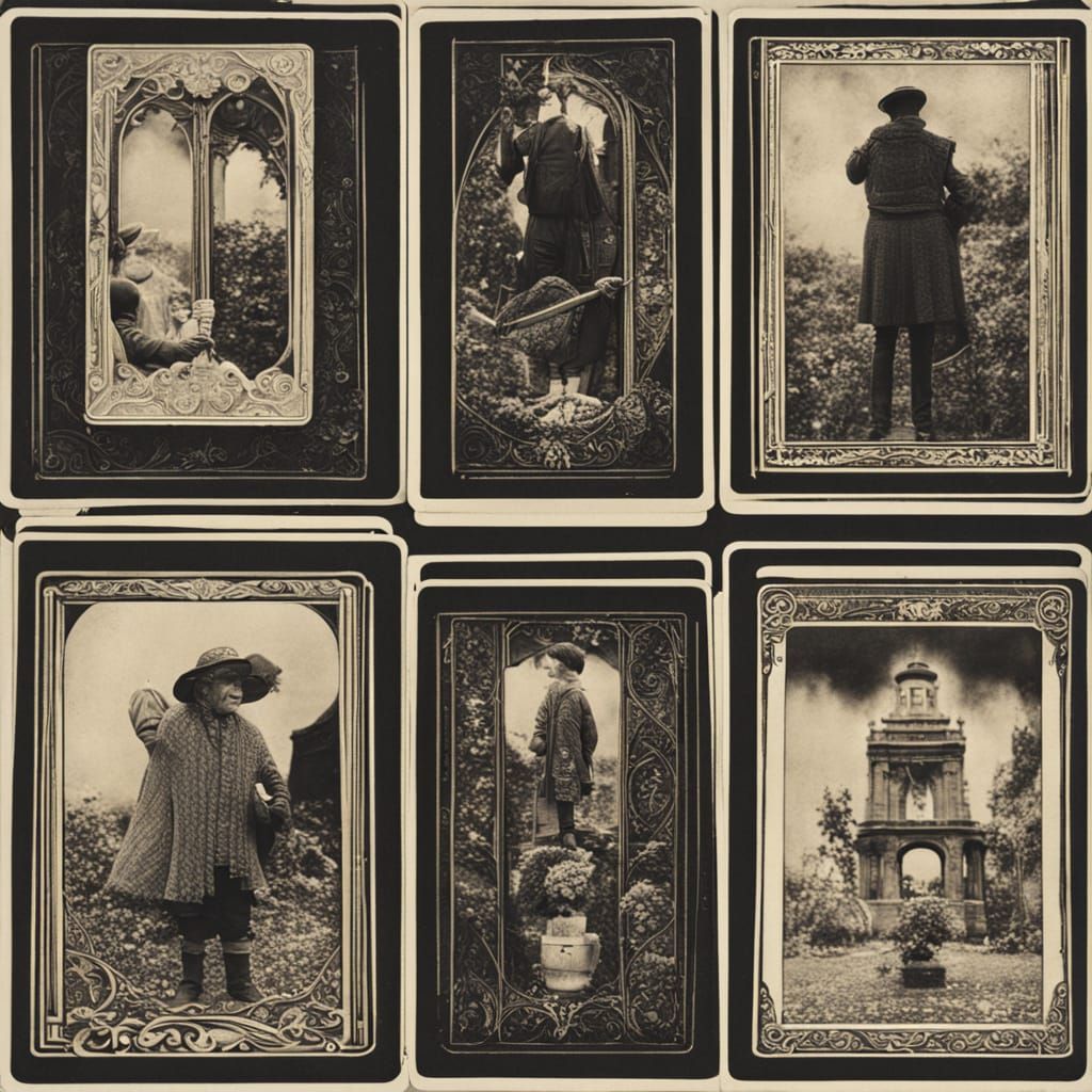 Steichen-Inspired Tarot Card Portrait