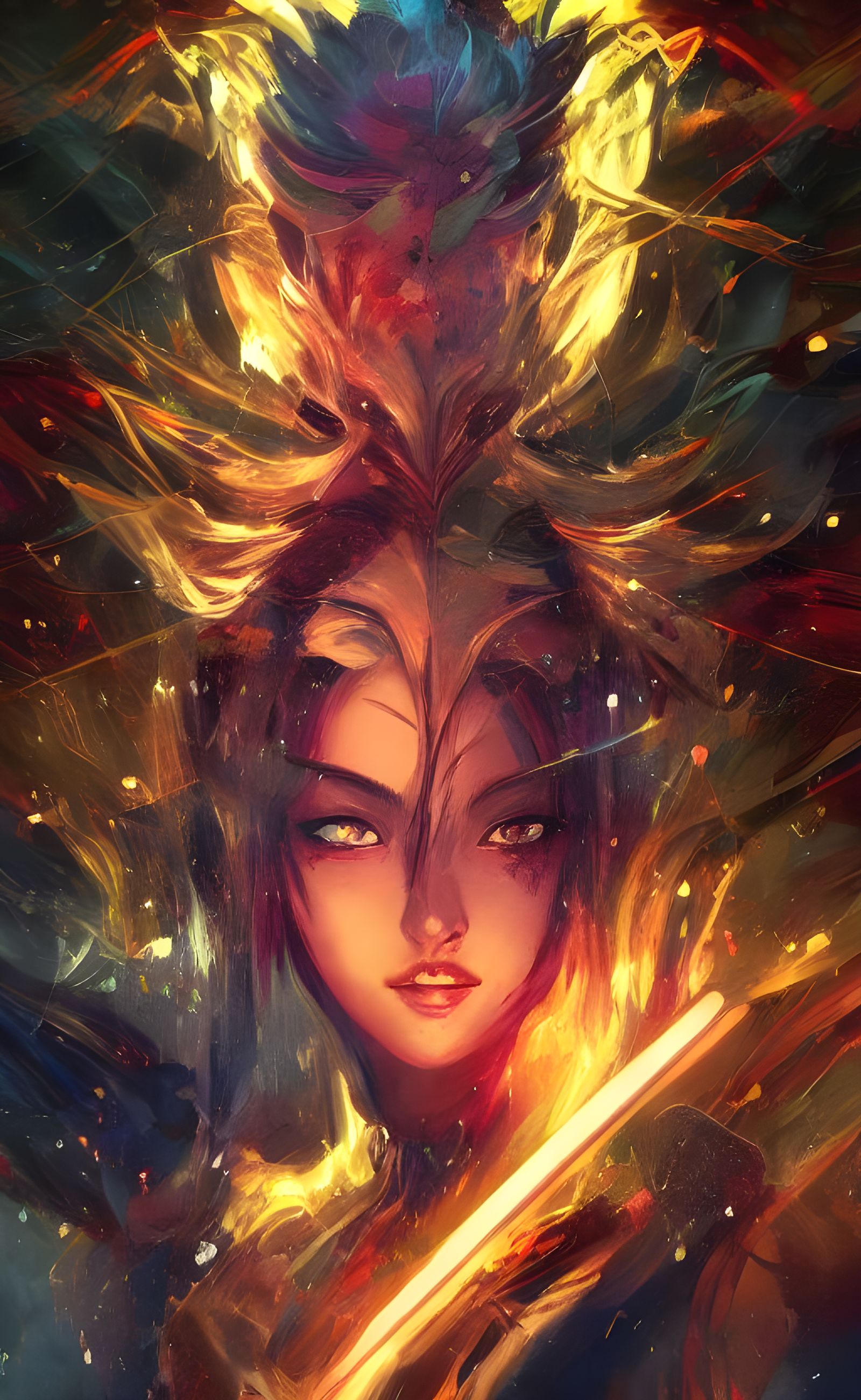 D&D Jedi Portrait by Rutkowski, Artgerm, and Mucha