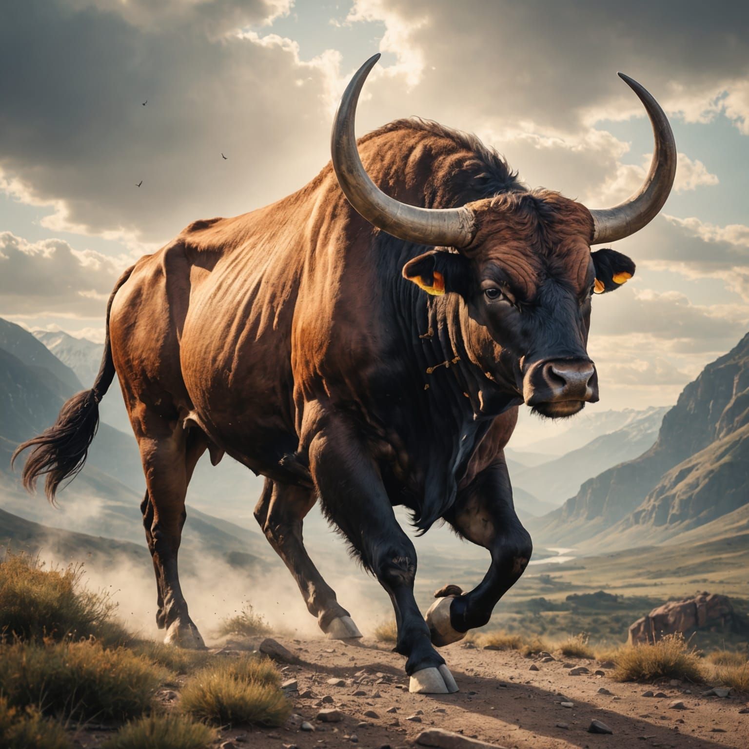 AI Generated Taurus Zodiac Sign